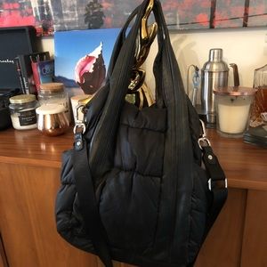 B. Makowsky Black Puffy Purse